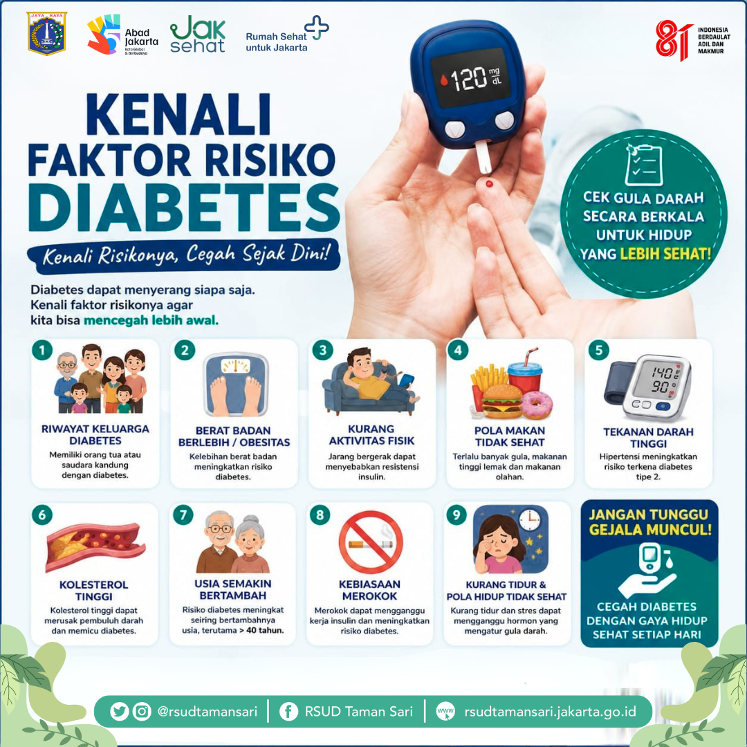 Kenali Faktor Resiko Diabetes